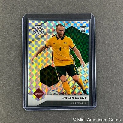 2021-22 Mosaic Road to World Cup Rhyan Grant Rookie Silver Mosaic #150 Australia - Image 1 of 4