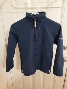 Columbia Vertex Youth Jacket navy blue 10/12 - Picture 1 of 7