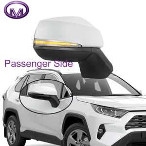 1X Right Side Power Heated Mirror Fit Toyota RAV4 2019-2021 BSM w/Turn Signal - Foto 1 di 9