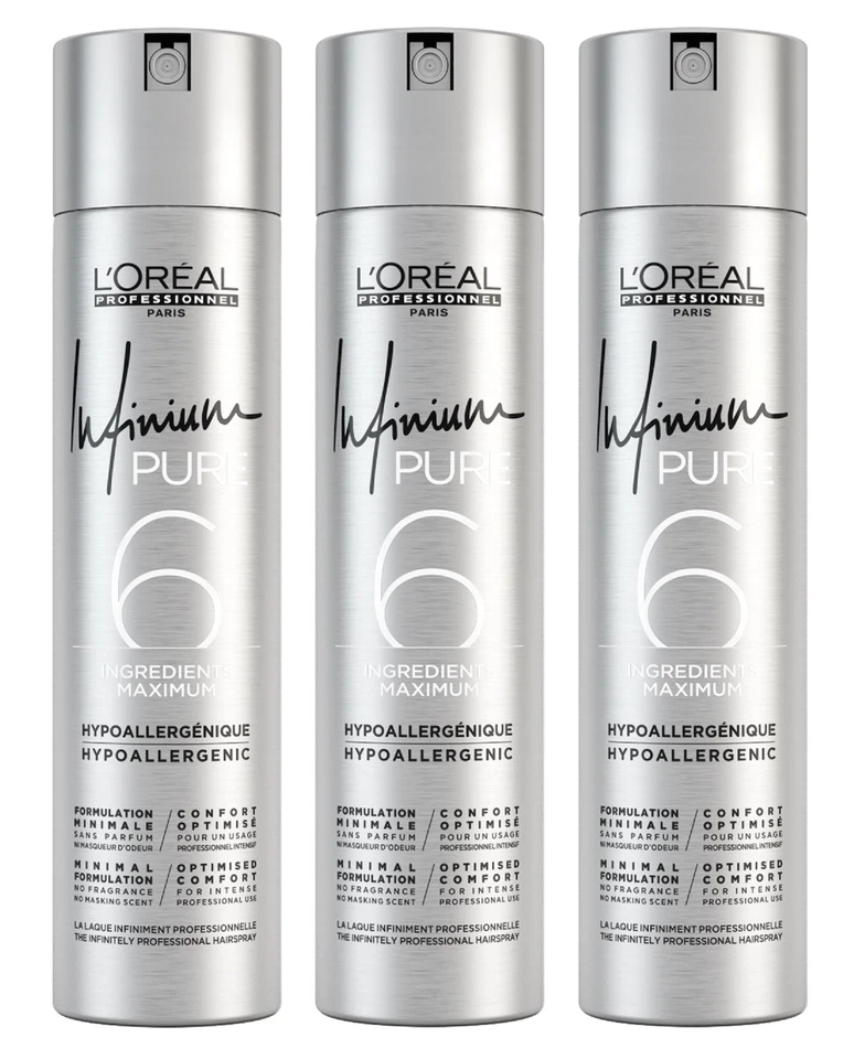 3er Loreal Professionnel Infinium 6 Pure Extra Strong 300 ml - Bild 1 von 1