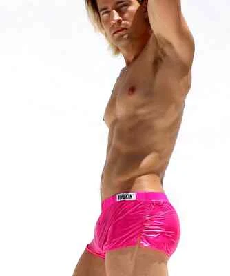 Traje de baño RUFSKIN ZUKO deportivo corto de natación ultra ligero nailon brillante rosa intenso Foto 1 de 4