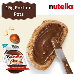 Nutella Hazelnut Chocolate Spread 15g Single Portion Pots - Various Pack Sizes - Picture 1 of 10