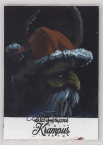 2018 Attic Inked Nightmare Krampus Sketch Cards 1/1 Ingrid Hardy Sketch c9a