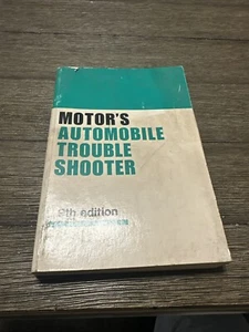 VINTAGE 1970 MOTOR'S AUTOMOBILE TROUBLE SHOOTER BOOK - Imagen 1 de 2