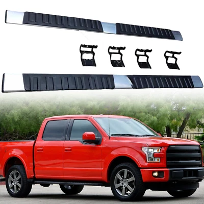 2 piezas pedales de estribo lateral barra Nerf para Ford F150 F250 2009-2022 Foto 1 de 4