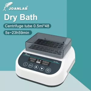 JOANLAB Lab Heating & Cooling Dry Bath 0.5ml*48 Incubator Thermostatic Block - Picture 1 of 12