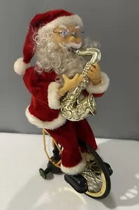 Vintage Musical Saxophone Santa - Plays Song Music - See Video - Picture 1 of 8