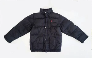 Polo RALPH LAUREN Kids EXTRA LARGE 20  Black Puffer JACKET Down & Waterfowl COAT - Picture 1 of 15