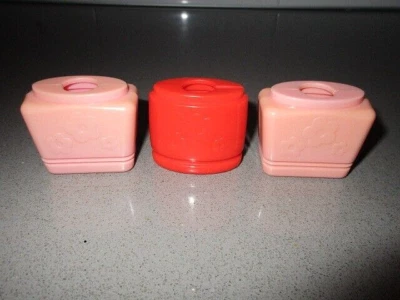 Little Tikes💖Tender Hearts Vanity 3 botellas de esmalte de uñas FONDOS T3 Foto 1 de 3