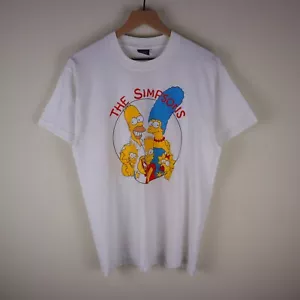 Vintage 90s The Simpsons Family Portrait Shirt Screen Stars Adult Large 19.5x27 - Picture 1 of 15
