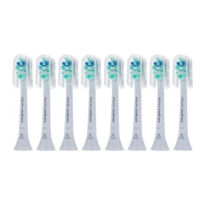 8x Philips Sonicare C2 Optimal Plaque Control White Brush Heads | No Box - Picture 1 of 2