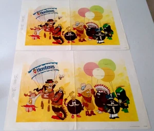 TWO NOS Original 1978 Hostess Advertising Continental Baking School Book Covers - Picture 1 of 5