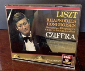 Liszt : Hungarian Rhapsodies Cziffra CD 2 Disc Set EMI : Excellent - Picture 1 of 6