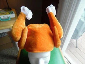 Turkey Hat Thanksgiving Hat Fun Gag Hat Turkey Leg Hat Costume Hat  - Picture 1 of 5