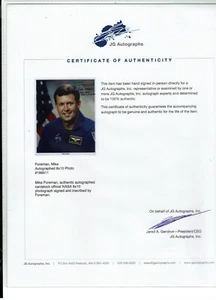 NASA Space Shuttle Astronaut Mike Foreman signed Autogramm Foto COA!! - Bild 1 von 3