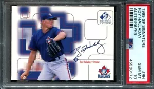 Roy Halladay 1999 SP firma autógrafo automático #RH RC PSA 10 - Imagen 1 de 2