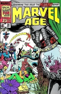 Marvel Age #30 (Marvel September 1985) The ETERNALS VF/VF+ white pages BUNDLE - Picture 1 of 1
