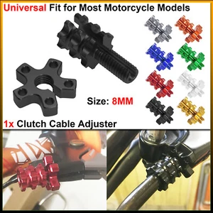 Clutch Cable Adjuster, Universal for Most Motorcycle Models - Long Life, Durable - Picture 1 of 63
