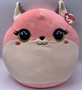 TY Squish-a-Boos ROXIE the Fox NWT 2021 Pillow Small Squishmello Plush BNWMT - Picture 1 of 4