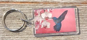 Schlüsselanhänger Kolibri 2-seitig Acryl - Bild 1 von 2