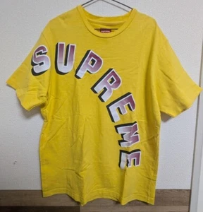 T-shirt Supreme Gradient Arc Top 18SS colore giallo uomo taglia L - Foto 1 di 8