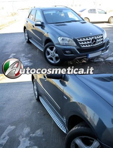 Coppia pedane laterali sottoporta per Mercedes ML W164 2005-2011 side steps ,. - Foto 1 di 16