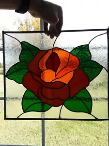 stained glass window panel - Picture 1 of 2