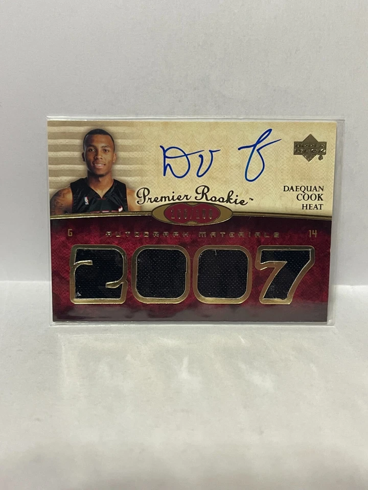 2007-08 Upper Deck Premier #115 Daequan Cook JSY AU RC/199 Foto 1 de 1