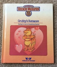 Vintage 1985 Worlds Of Wonder The World Of Teddy Ruxpin Grubby's Romance Book