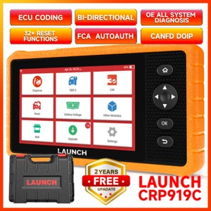 Launch 919C Lite Auto OBD2 Diagnostic Scanner Bidirectional Android 10.0 Tablet  - Picture 1 of 17