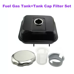 Juego de filtro negro tanque de gasolina + tapa del tanque para Honda 4 5.5 6.5 HP GX140 GX160 GX200 - Imagen 1 de 7