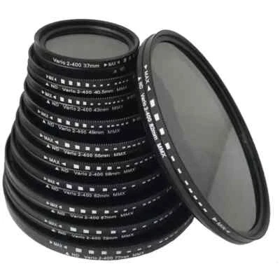 ND2-400 Fader Variable Adjustable ND Filter 37-95mm ND4 ND8 ND16 ND400 Filter  - Image 1 of 4