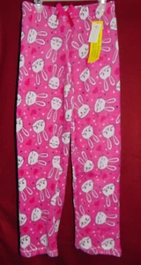 Girls Size XL(14/16) BUNNY RABBIT Flame Resistant Lounge Sleep Pants Bobbie Broo - Picture 1 of 7