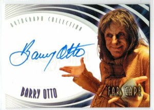 FARSCAPE 2004 THROUGH THE WORMHOLE A52 Barry Otto as Dr. Tumii AUTOGRAPH