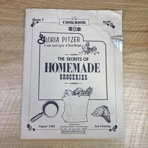 VTG Gloria Pitzer Cookbook Secrets Of Homemade Groceries August 1981 Book 5 - Bild 1 von 6