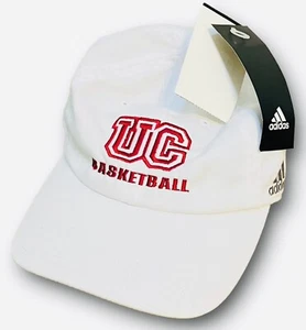 Cincinnati Bearcats Basketball UC NCAA Adidas Adjustable White Hat Cap NWT - Picture 1 of 3