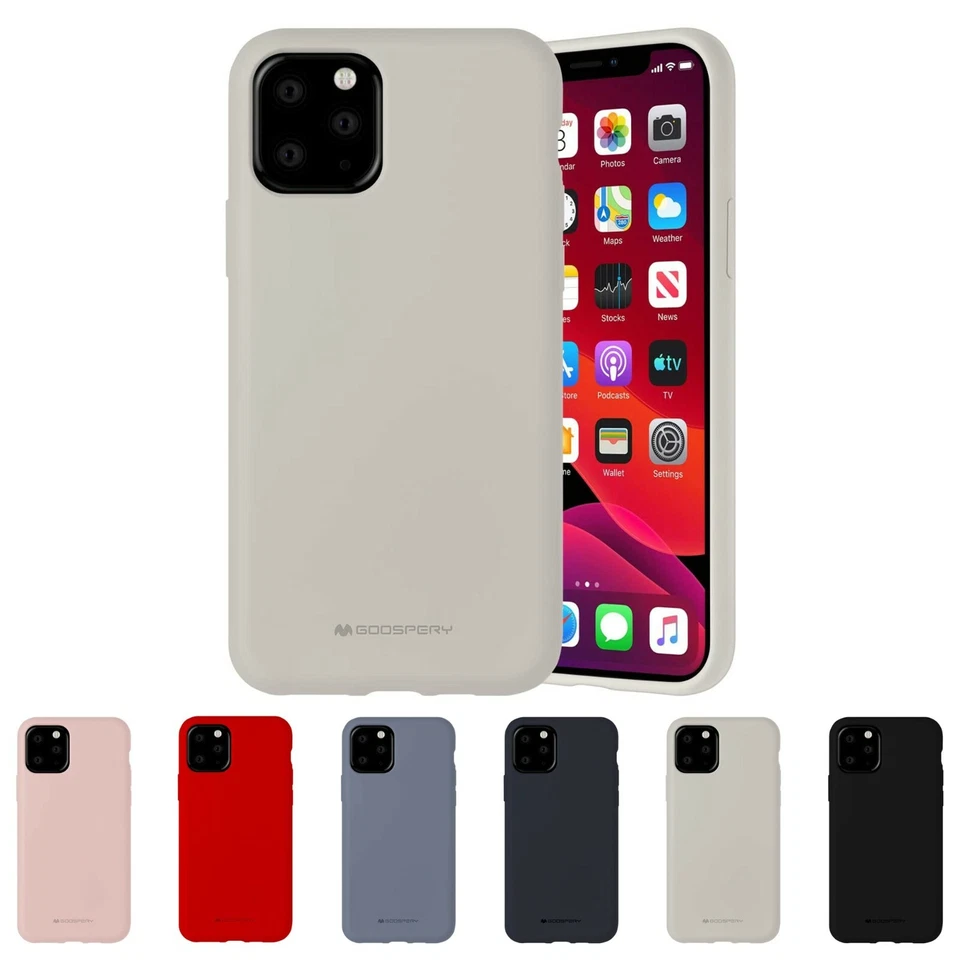 GOOSPERY Liquid Silicone Cover for iPhone 17 16 15 14 Pro Max Air Plus mini Case - Image 1 of 1