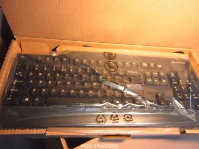 LENOVO 73P5256 QWERTY USB KEYBOARD Tastatur Raven Black Schwarz NOIR - NEW NEUF - Bild 1 von 3