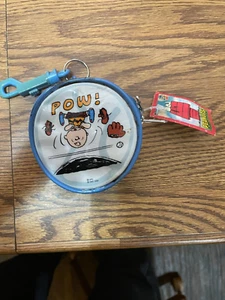 Snoopy Peanuts, Llavero Cremallera Tirar Golosina Monedero Bolso, Con Etiqueta - Imagen 1 de 2