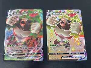 Rillaboom Vmax 018/192 & Shiny SV106/SV122 Pokemon Karten Lot - Bild 1 von 5