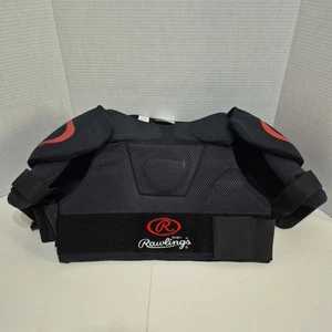 Almohadillas de hombro de hockey medianas Rawlings RHSP equipo de práctica USADAS DEFECTUOSAS leer primero - Imagen 1 de 16