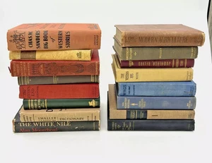Lot of 100 Decorative Vintage Hardcover Books – Old, Rare & Random - Foto 1 di 20