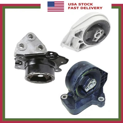 Set 3PCS Manual Trans Mount For Chevrolet Cobalt HHR Pontiac G5 Pursuit 2.2 2.4L - Image 1 of 4