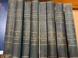 Biographie Universelle Des Musiciens von F.J. Fetis - 8 Bde HC 1860 - Musiker - Bild 1 von 24