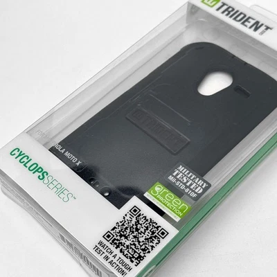 Черный двухслойный гибридный чехол Trident Cyclops для Motorola Moto X 1-го поколения - Изображение 1 из 4