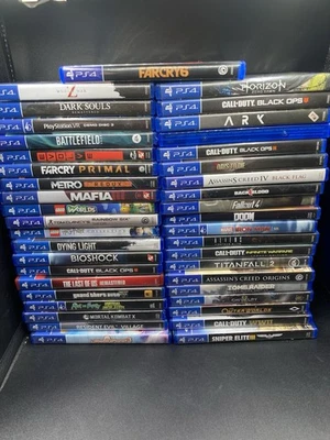 (41) Huge PS4 Game Lot- Sony PlayStation 4 - All Tested And Working. Good Titles - Image 1 of 4
