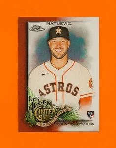 2022 Topps Allen & Ginter Chrome Orange Refractor #176 J.J. Matijevic RC 15/25 - Imagen 1 de 2