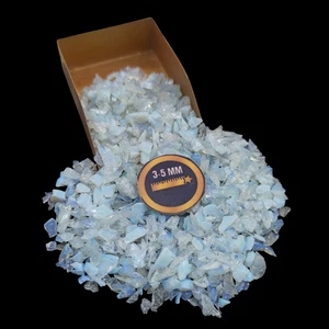 Sea Opalite Coarse Crushed Natural Gemstone 3-5mm For Jewelry Making Women Gift - Picture 1 of 5
