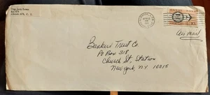 Canal Zone 1971 cvr from Albrook AIr Force Base, rare CZSG M-4 machine cancel - Picture 1 of 2