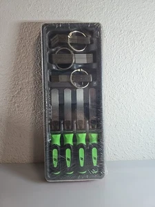 JUEGO DE 82 piezas de medidor de tapador recto, escalón y 45° *MANGO VERDE* FB336GRN Nuevo - Imagen 1 de 5